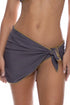 Luli Fama Luli Chic Ruffle Sarong Mini Skirt